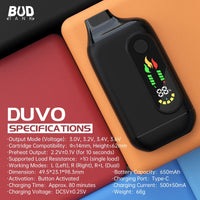 dual cartridge 510 vape battery for vape two or one cartridge model