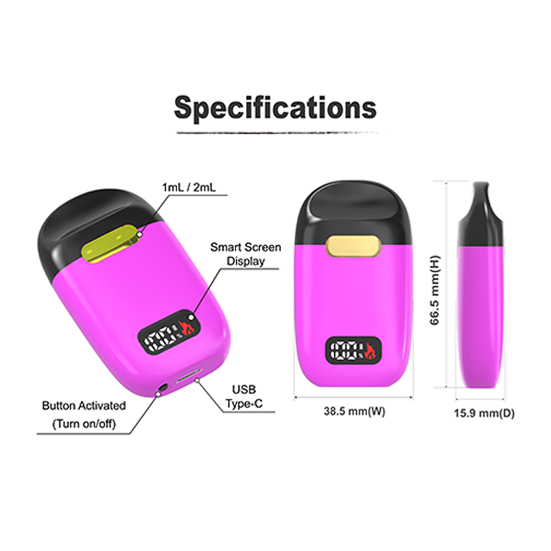 Smart - Postless Disposable Vape Pen | Bcore Ceramic | 1ml&2ml