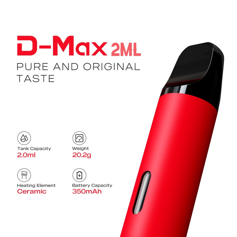 Dmax - Empty 2ml Disposable Vape Pen Postless Ceramic Core