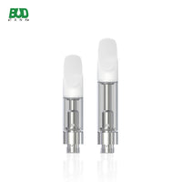 CH3-L  Ceramic Core Empty Vape Pen Cartridges - Press Top Ceramic Mouthpiece