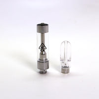 G5 - 1g Ceramic Core Empty Vape Pen Cartridge with CA Logo - Press Top Mouthpiece