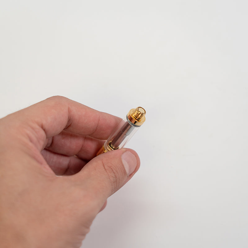 V-15 Ceramic core Gold 510 Vape Cartridge Screw on 1ml - Final Stock Sale!