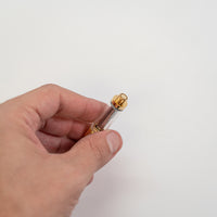 V-15 Ceramic core Gold 510 Vape Cartridge Screw on 1ml