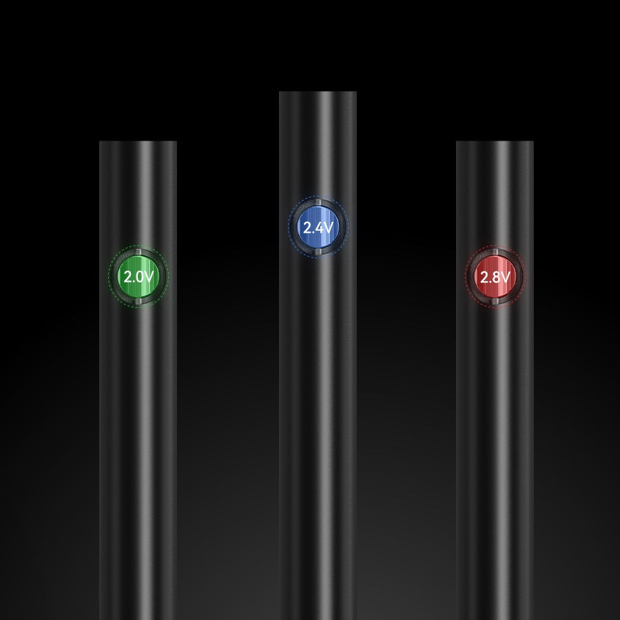 GLA 2.0 Vape Pen Battery Low Temperatures (2.0V, 2.4V, 2.8V)