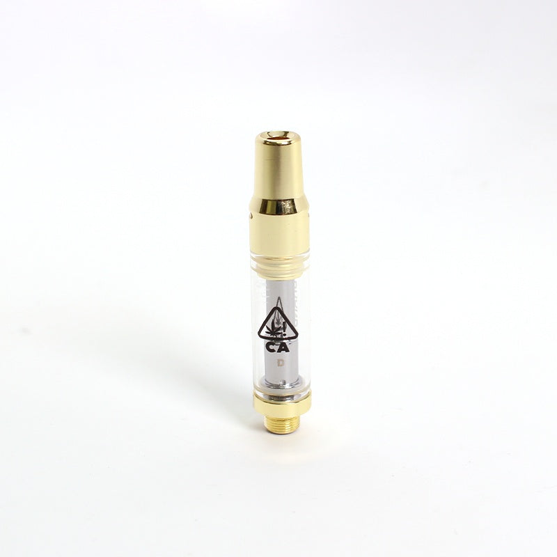 V-15 Ceramic Core Gold 510 Vape Cartridge Screw on- Branded With Three Bird for Clearance!