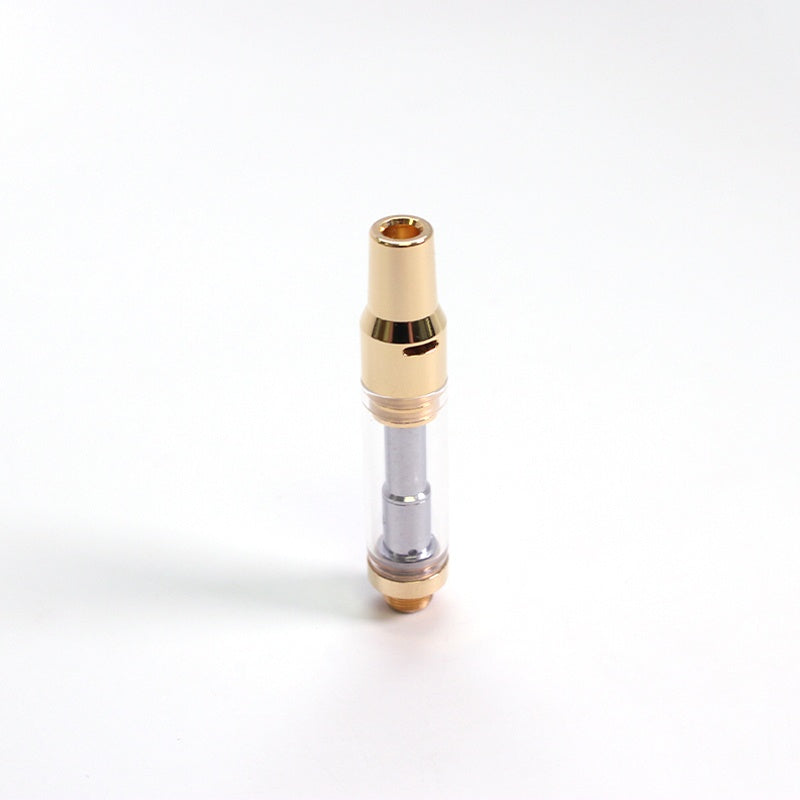 V-15 Ceramic core Gold 510 Vape Cartridge Screw on 1ml