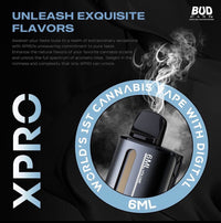 Xpro 6 ml wegwerpvape-pen, variabele temperatuurinstelling