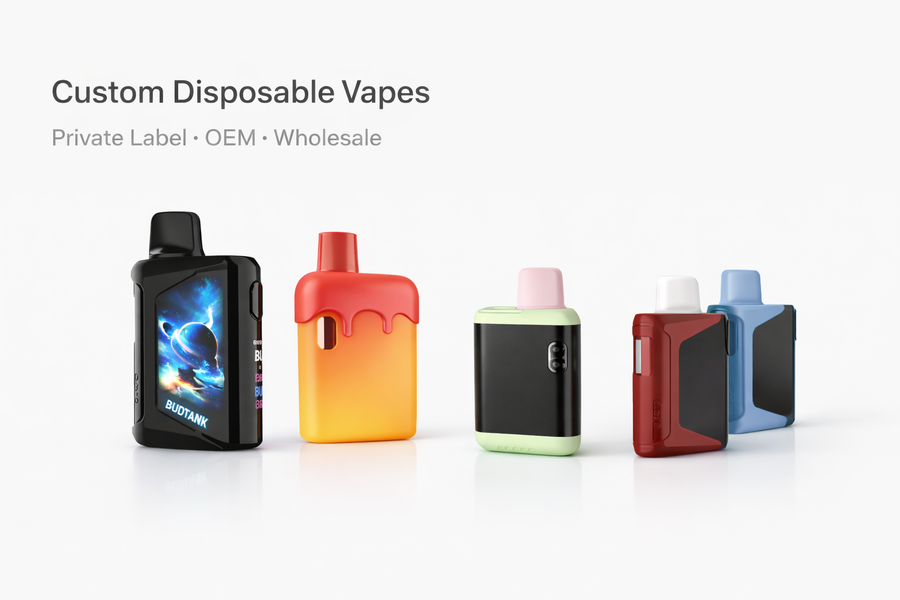 Custom Disposable Vapes, 510 Carts for B2B Wholesale | BUDTANK Custom Disposable Vapes, 510 Carts for B2B Wholesale | BUDTANK