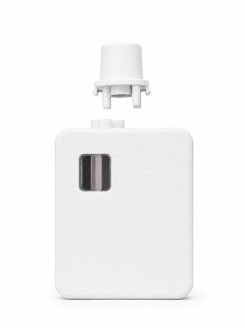 D061 3ML white disposable vape with removable mouthpiece shown open