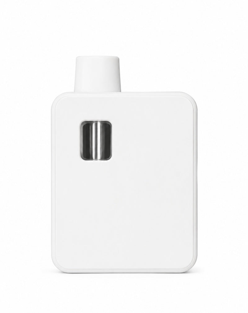 D061 3ML white disposable vape with compact square design