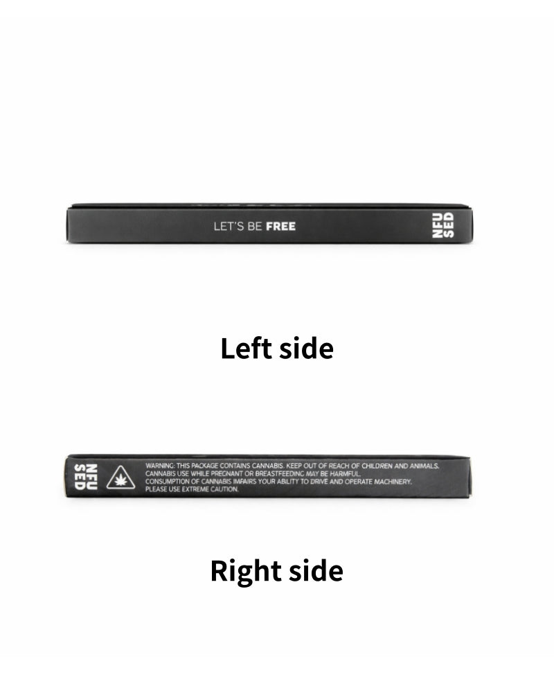 NFUSED Vape Pen Packaging – 1ML Disposable Vape Packaging (Clearance, Sticker Label Required)