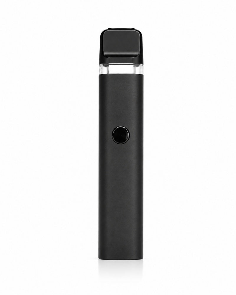Zest Pro 1 gram disposable vape hardware in black with compact slim design