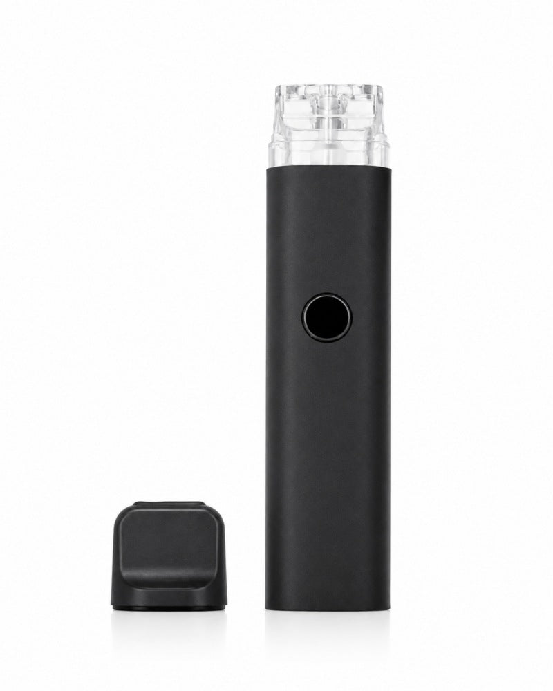 Zest Pro 1 gram disposable vape with mouthpiece removed showing the oil tank