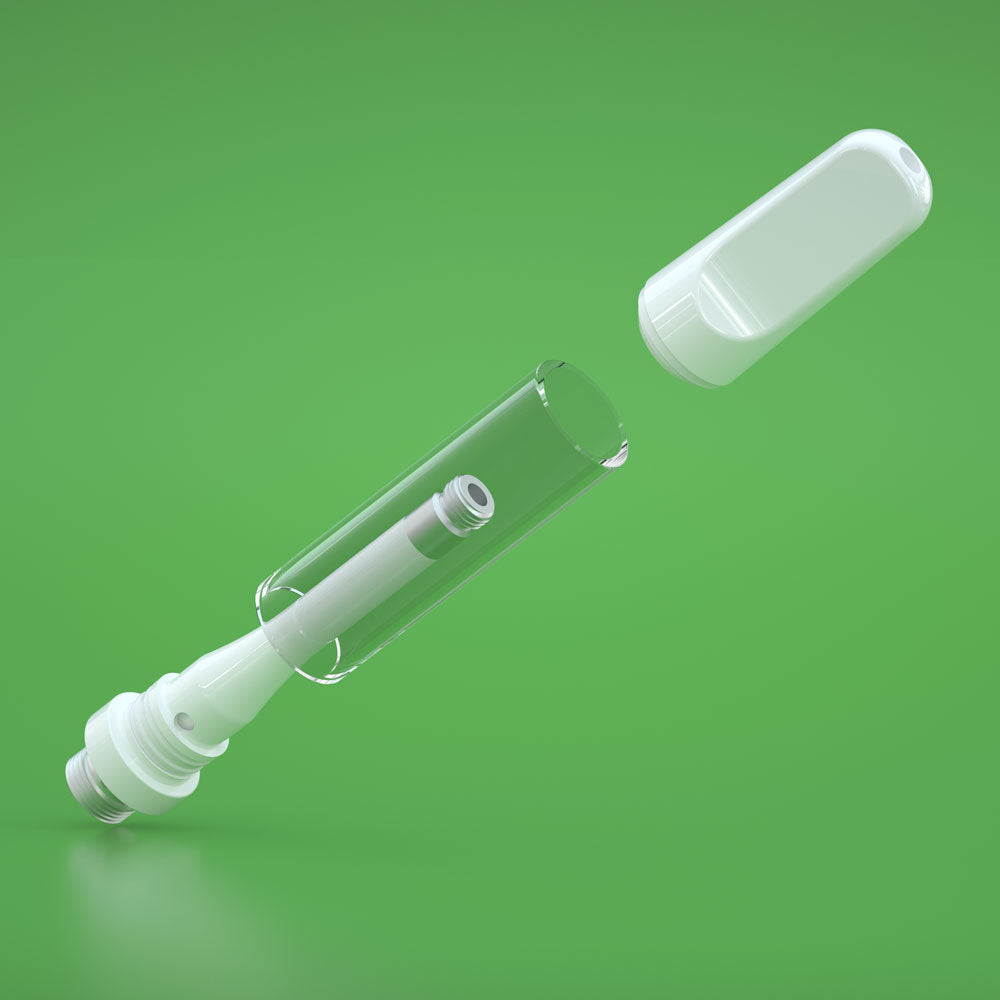 Simple structure of V22 ceramic vape cartridges