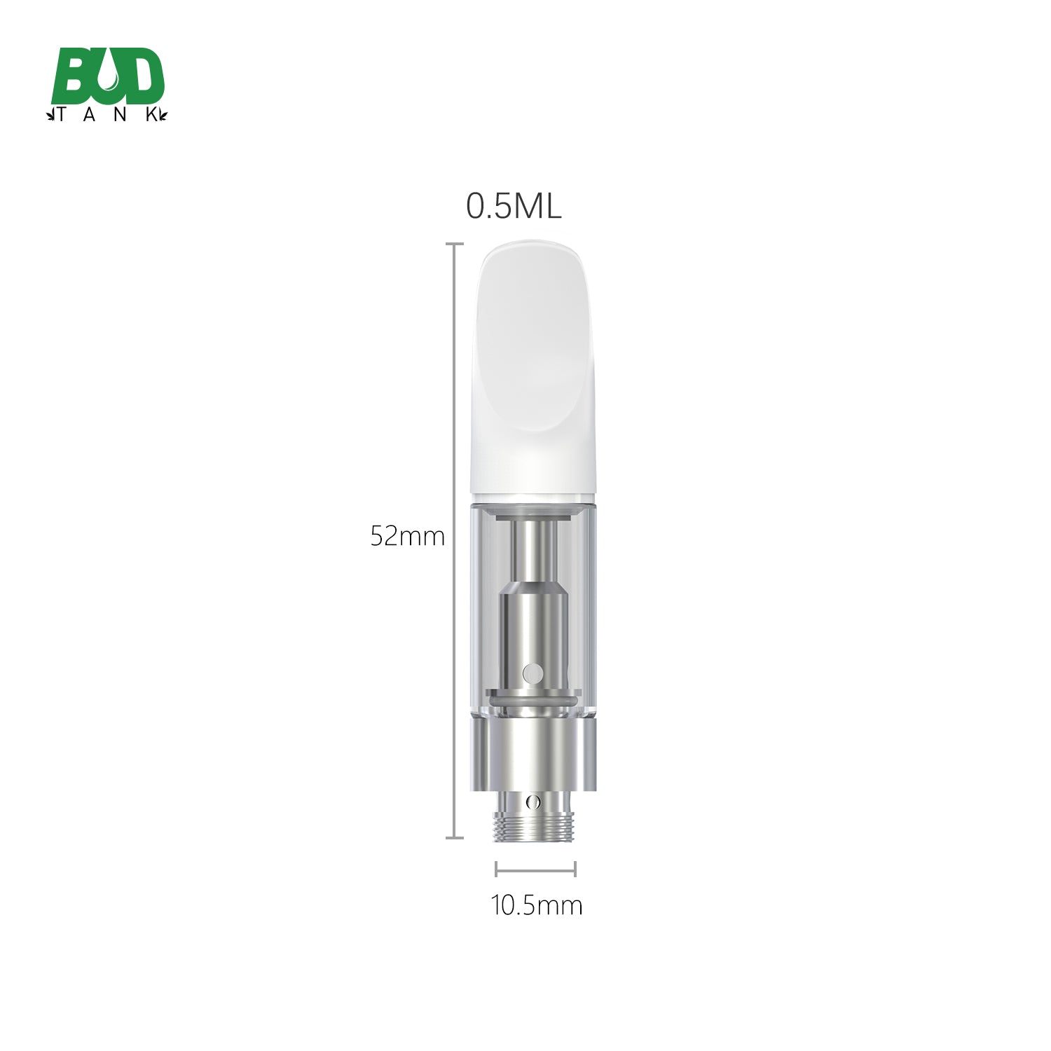 CH3-L Stainless Steel Ceramic 510 Cartridge – Premium Quality & Performance (Hand Press)