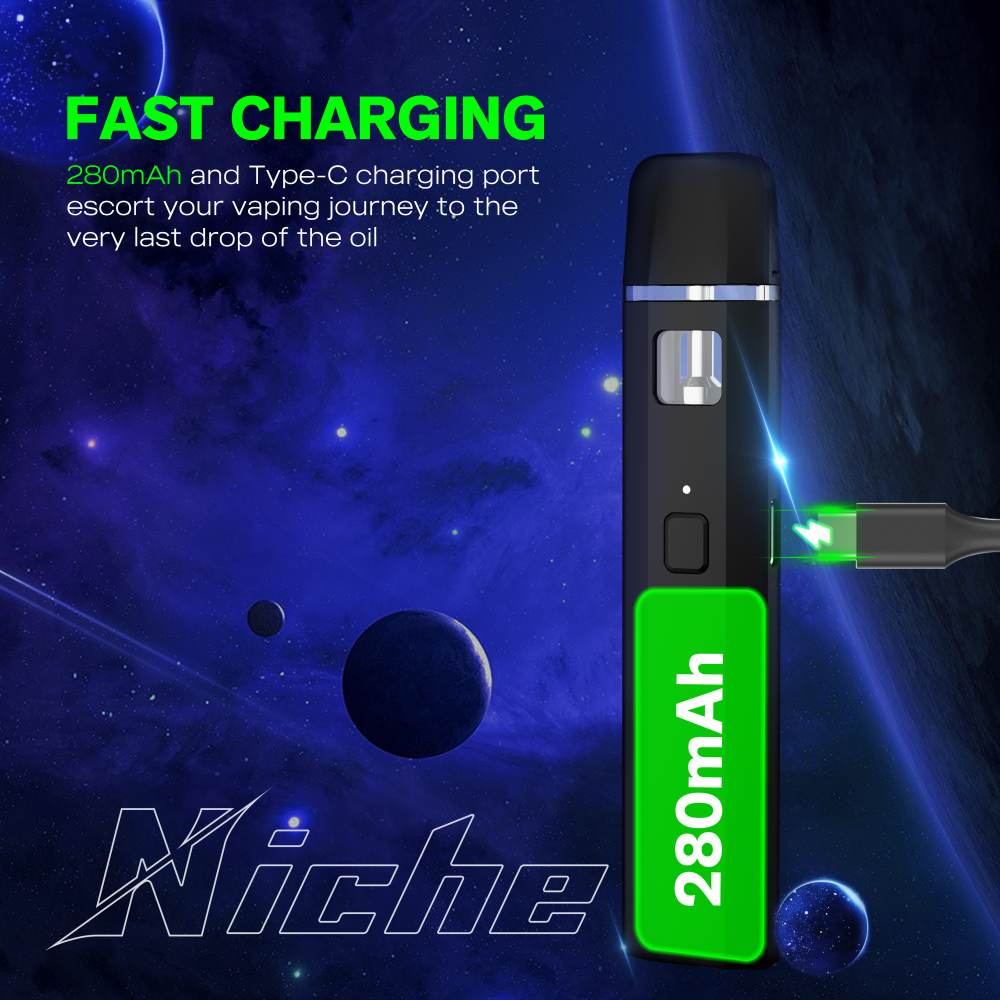 Niche - 1ml/2ml Disposable Vape Pen Ceramic Core Pre-Heat